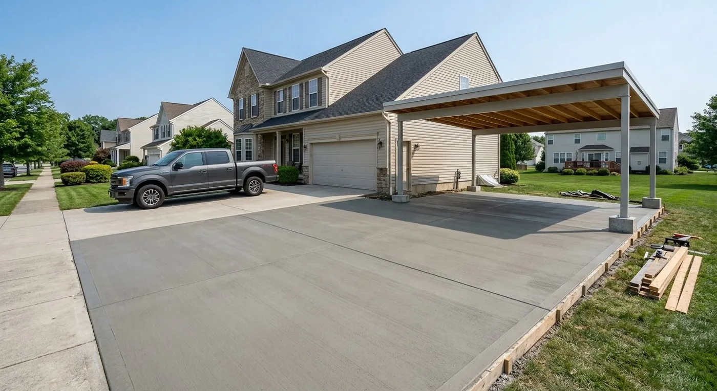 House and Carport Slabs in Pittsburgh, PA